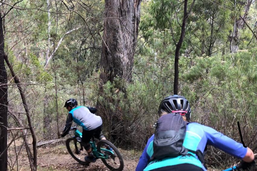 Mountain bike lesson Bright Victoria