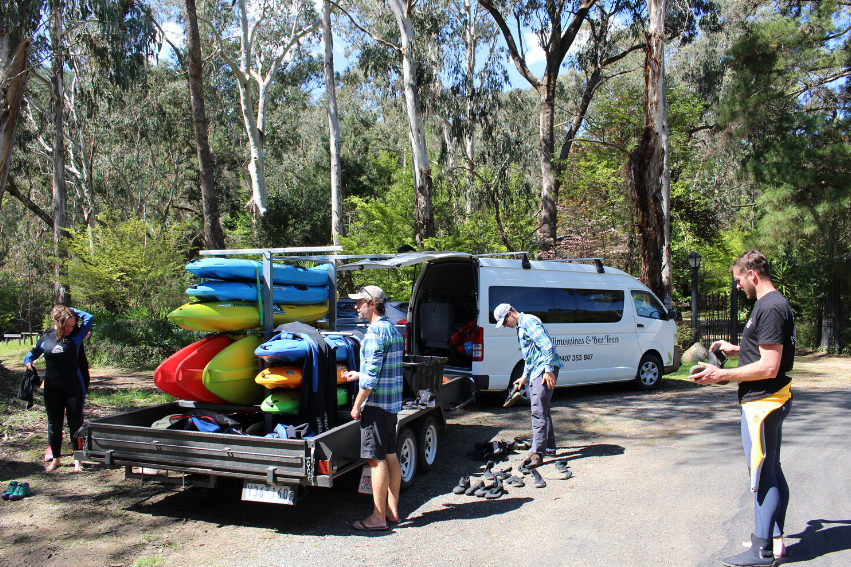 Kayaking in Bright Victoria