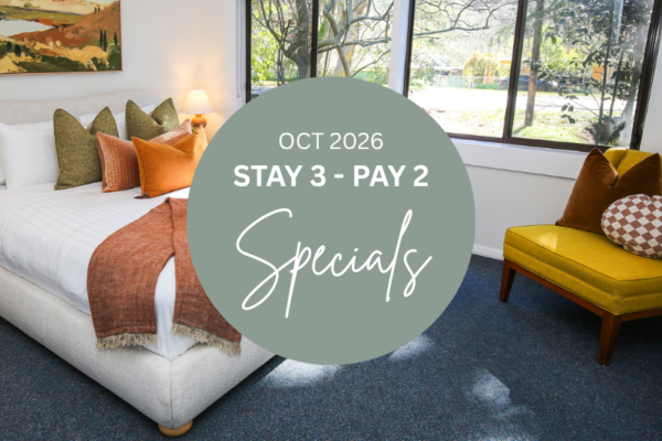 2026 Stay 3 Pay 2 Specials Thumbnail Alpine Valley Getaways Oct 2026