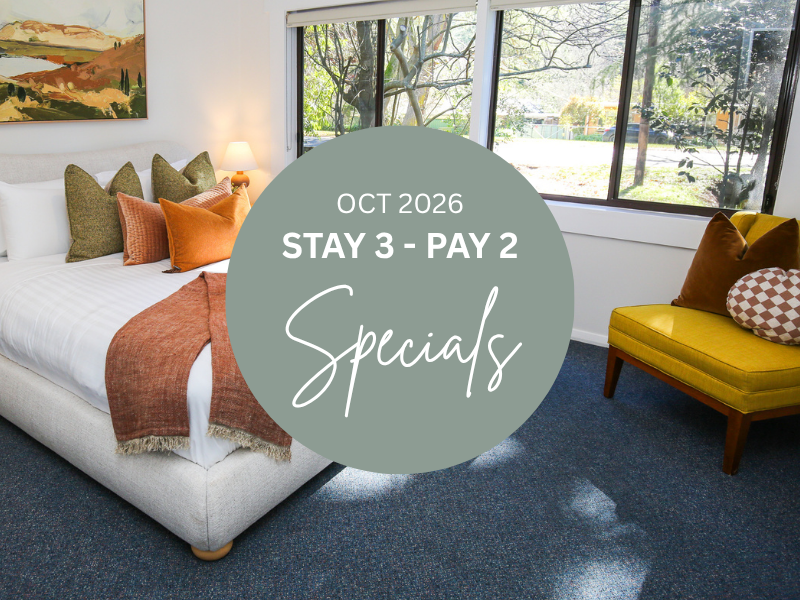 2026 Stay 3 Pay 2 Specials Thumbnail Alpine Valley Getaways Oct 2026
